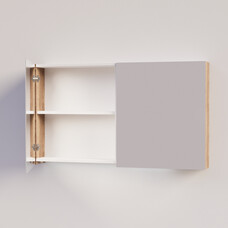 Trendline basic spiegelkast dubbel gespiegeld zonder verlichting 120 Tabak Oak