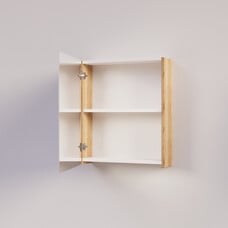 Trendline basic spiegelkast dubbel gespiegeld 60 Natural Oak