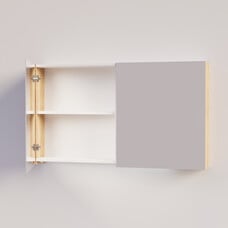 Trendline basic spiegelkast dubbel gespiegeld 120 Natural Oak