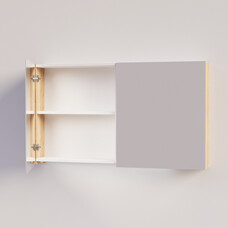 Trendline basic spiegelkast dubbel gespiegeld zonder verlichting 120 Natural Oak