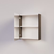 Trendline basic spiegelkast dubbel gespiegeld 60 Brown Oak