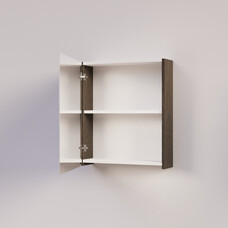 Trendline basic spiegelkast dubbel gespiegeld zonder verlichting 60 Brown Oak