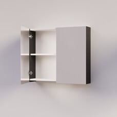 Trendline basic spiegelkast dubbel gespiegeld 80 Black Oak