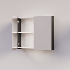 Trendline basic spiegelkast dubbel gespiegeld zonder verlichting 80 Black Oak
