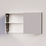 Trendline basic spiegelkast dubbel gespiegeld zonder verlichting 120 Black Oak