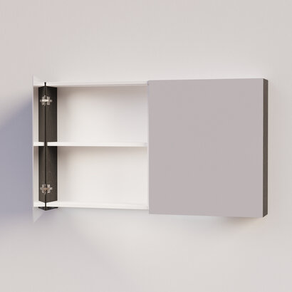 Trendline basic spiegelkast dubbel gespiegeld 120 Black Oak