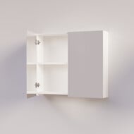 Trendline basic spiegelkast dubbel gespiegeld 80 Mat Wit