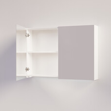 Trendline basic spiegelkast dubbel gespiegeld zonder verlichting 100 Mat Wit