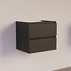 Trendline basic onderkast met greeplijst Mat Zwart 60 Black Oak