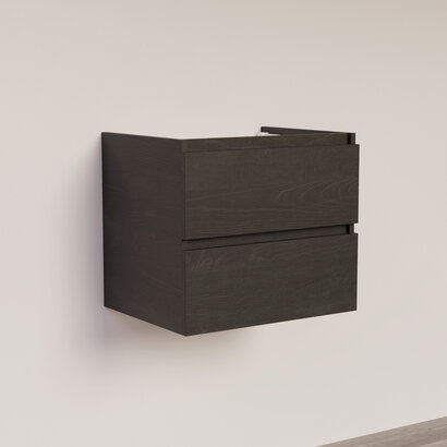 Trendline basic onderkast met greeplijst in korpus kleur 60 Black Oak