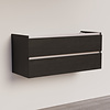 Trendline basic onderkast met greeplijst aluminium 120 Black Oak
