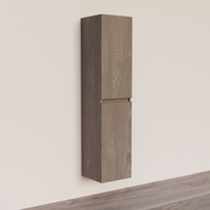 Trendline basic kolomkast met greeplijst in korpus kleur Silver Oak