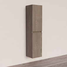 Trendline basic kolomkast met greeplijst in korpus kleur Silver Oak