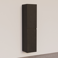 Trendline basic kolomkast met greeplijst Mat Zwart Black Oak
