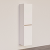Trendline basic kolomkast met greeplijst aluminium Hoogglans Wit