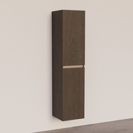 Trendline basic kolomkast met greeplijst aluminium Brown Oak
