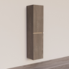 Trendline basic kolomkast met greeplijst aluminium Silver Oak
