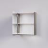 Trendline basic spiegelkast dubbel gespiegeld 60 Silver Oak