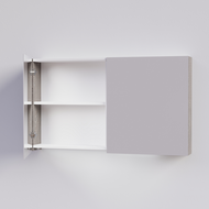 Trendline basic spiegelkast dubbel gespiegeld 120 Silver Oak