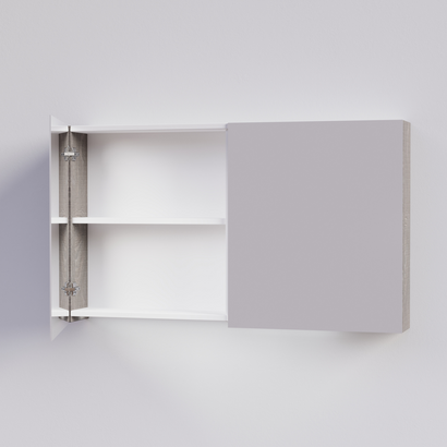 Trendline basic spiegelkast dubbel gespiegeld 120 Silver Oak