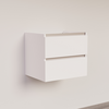 Trendline basic onderkast met greeplijst aluminium 60 Mat Wit