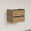 Trendline basic onderkast met greeplijst Mat Zwart 60 Tabak Oak