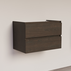Trendline basic onderkast met greeplijst in korpus kleur 80 Brown Oak