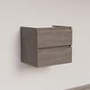 Trendline basic onderkast met greeplijst in korpus kleur 80 Silver Oak