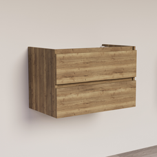 Trendline basic onderkast met greeplijst in korpus kleur 80 Tabak Oak