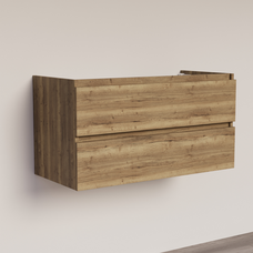 Trendline basic onderkast met greeplijst in korpus kleur 100 Tabak Oak