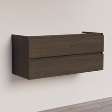 Trendline basic onderkast met greeplijst in korpus kleur 120 Brown Oak