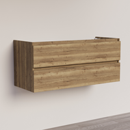 Trendline basic onderkast met greeplijst in korpus kleur 120 Tabak Oak