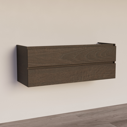 Trendline basic onderkast met greeplijst in korpus kleur 140 Brown Oak