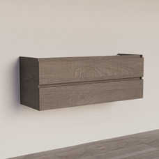 Trendline basic onderkast met greeplijst in korpus kleur 140 Silver Oak