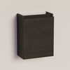 Trendline basic fonteinkast met greeplijst Mat Zwart Black Oak