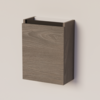 Trendline basic fonteinkast met greeplijst Mat Zwart Silver Oak