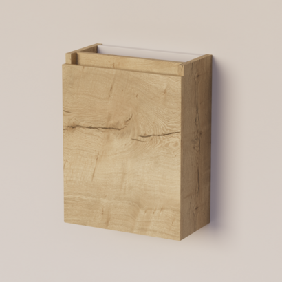 Trendline basic fonteinkast met greeplijst in korpus kleur Natural Oak