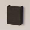 Trendline basic fonteinkast met greeplijst in korpus kleur Black Oak