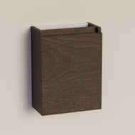 Trendline basic fonteinkast met greeplijst in korpus kleur Brown Oak
