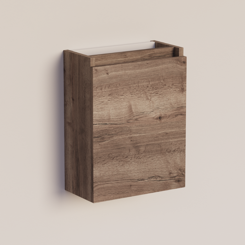 Trendline basic fonteinkast met greeplijst in korpus kleur Tabak Oak