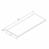 Trendline basic toppaneel 140 Tabak Oak