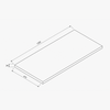 Trendline basic toppaneel 120 Natural Oak