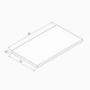 Trendline basic toppaneel  80 Natural Oak