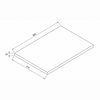 Trendline basic toppaneel  60 Tabak Oak