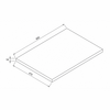 Trendline basic toppaneel 60 Black Oak