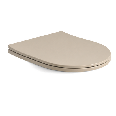 Color Line rimfree Compact Mat Zand Beige Slim toiletzitting