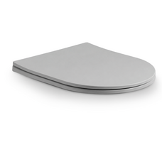 Color Line rimfree compact Mat Grijs slim toiletzitting