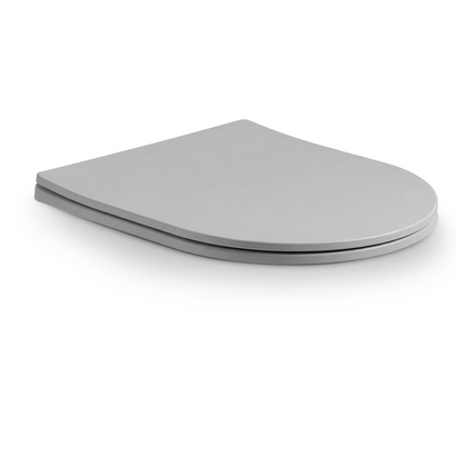 Color Line rimfree compact Mat Grijs toiletzitting