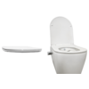 Easy flush rimfree Standaard met bidet Slim toiletzitting