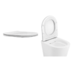 Easy flush rimfree standaard slim toiletzitting